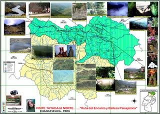 Mapa Turistico de Tayacaja